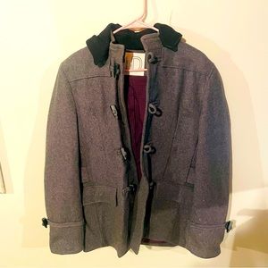 Troy Smith Menβs Gray Pea Coat